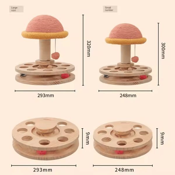 Cat Furniture Cat Scratching Post Cat Playhouse Cat Entertainment Cat Claw - Multi-color - Size 32-29CM