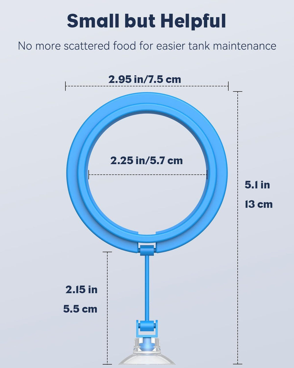 Betta Feeding Ring, Prevent Water Turbulence from Washing Food into Filter, Practical Round Floating Food, Suitable for Guppy, Goldfish and Other Small Fish (5 Pc)