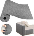 196.8"X15.8" Self-Adhesive Cat Scratching Mat - Durable Couch Protector from Cat Claws, DIY Furniture Protector from Cats Scratching, Sticky cat Scratch Wall mat- No Residue, Safe for Cats - Gray