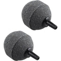 2 pcs 30Mm Fish Tank Ball Bubble Air Stones Diffuser For Fish Tank Aquarium Hydroponic Pump
