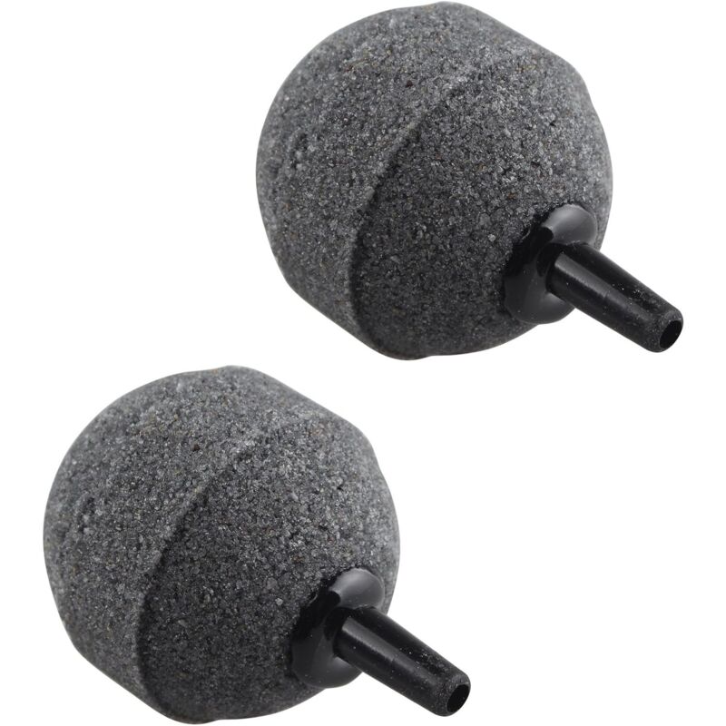 2 pcs 30Mm Fish Tank Ball Bubble Air Stones Diffuser For Fish Tank Aquarium Hydroponic Pump