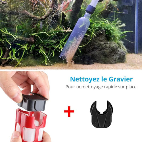 Automatic Aquarium Vacuum Cleaner, Electric Gravel Cleaner Suitable For Medium And Large Aquarium