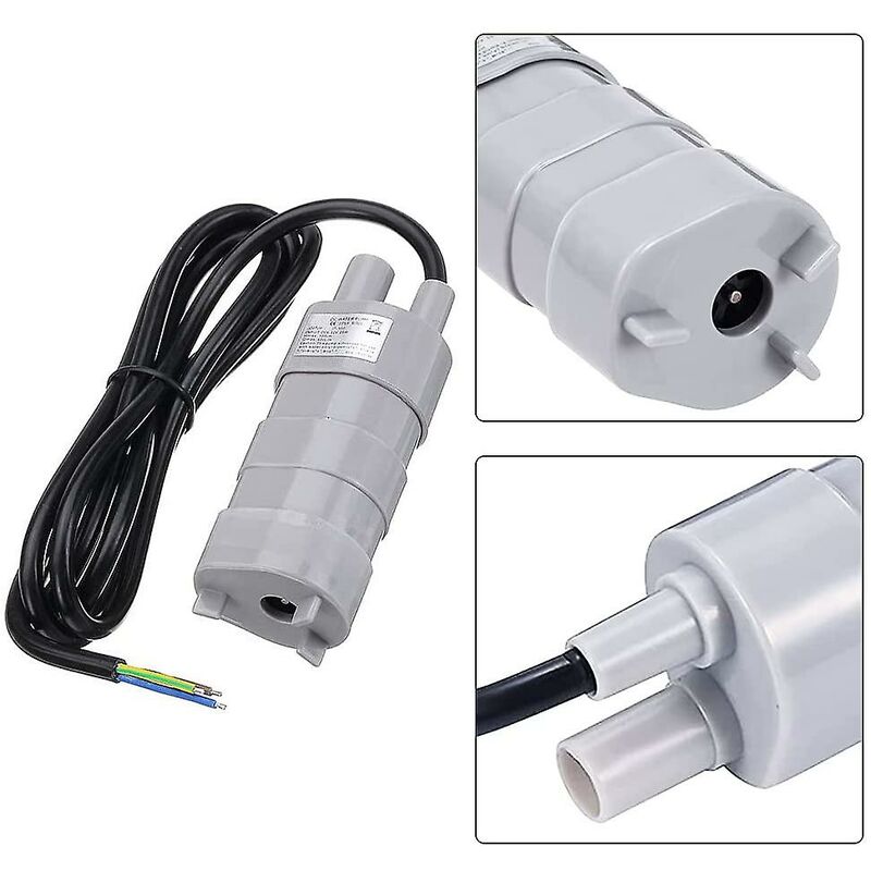 Submersible Pump, Dc 12V High Flow Water Pump, Submersible Pump, Fresh Water Pump, Boat Pump For Rv, Pond, Aquarium,