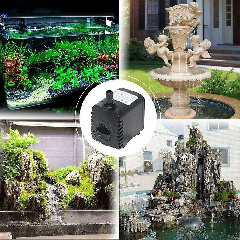 Submersible Water Pump, 600L/H 8W Water Pump, For Aquarium Tabletop Fountains, Pond Water Gardens And Hydroponic