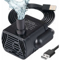 Submersible Water Pump, Aquarium Pump Adjustable 200L/H 3W Ultra-Quiet Catit Usb Pump For Pond Fish Tank Fountain Fish