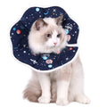 Adjustable Protective Collar for Cats and Dogs with Velcro, Compatible with Cats, M