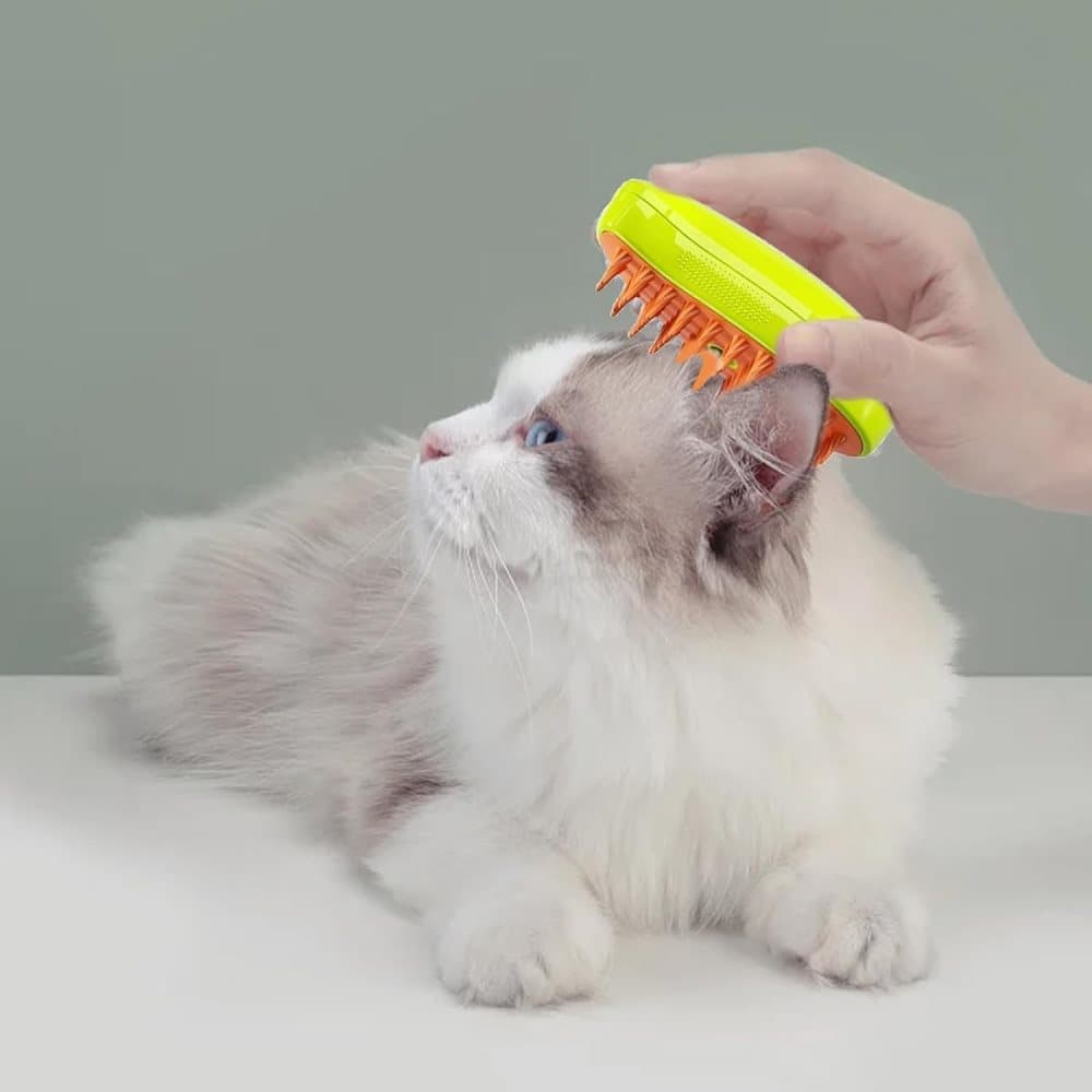Pet Brush for Cats and Dogs, Green, Compatible with Oral-B and Braun