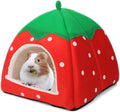 1 Pack Small Animal House for Guinea Pigs and Rabbits, Cat Bed for Sleep Play Rest, Compatible with Smultron Pet, 48×48×48cm