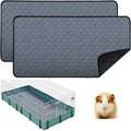 Waterproof Non-slip Washable & Reusable Guinea Pig Mat (Fabric) Size: 600mm*1200mm Color: Grey for Rabbits/Guinea Pigs (1pc)