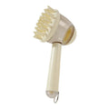 3 in 1 Pet Bath Brush Liquid Foaming Massage Brush, Beige, 18 cm