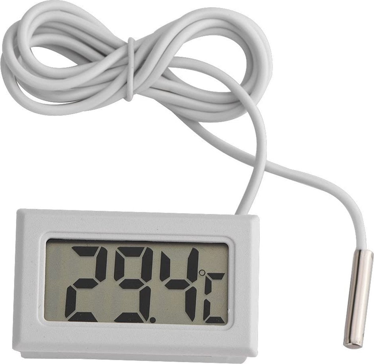 Refrigerator Thermometer | Aquarium Thermometer | Digital Freezer Thermometer | Deep Freezer Thermometer | White