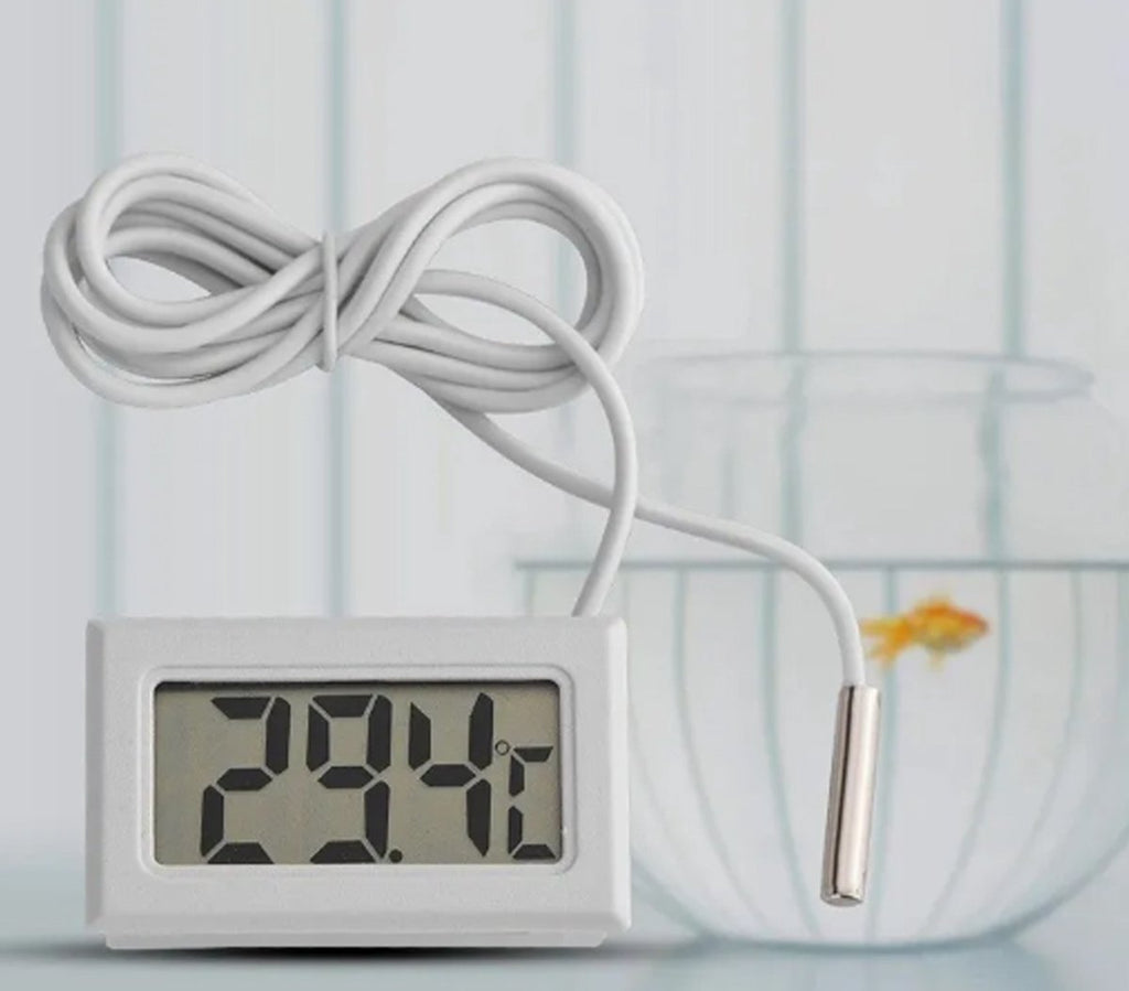 Refrigerator Thermometer | Aquarium Thermometer | Digital Freezer Thermometer | Deep Freezer Thermometer | White