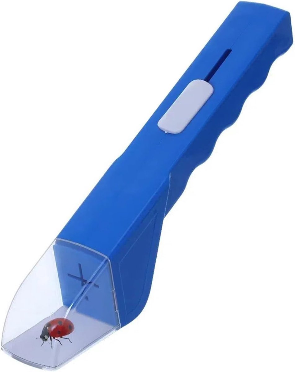 Portable, transparent insect observation box with a quick-opening lid, suitable for outdoor research and scientific projects, and convenient for entomological research.