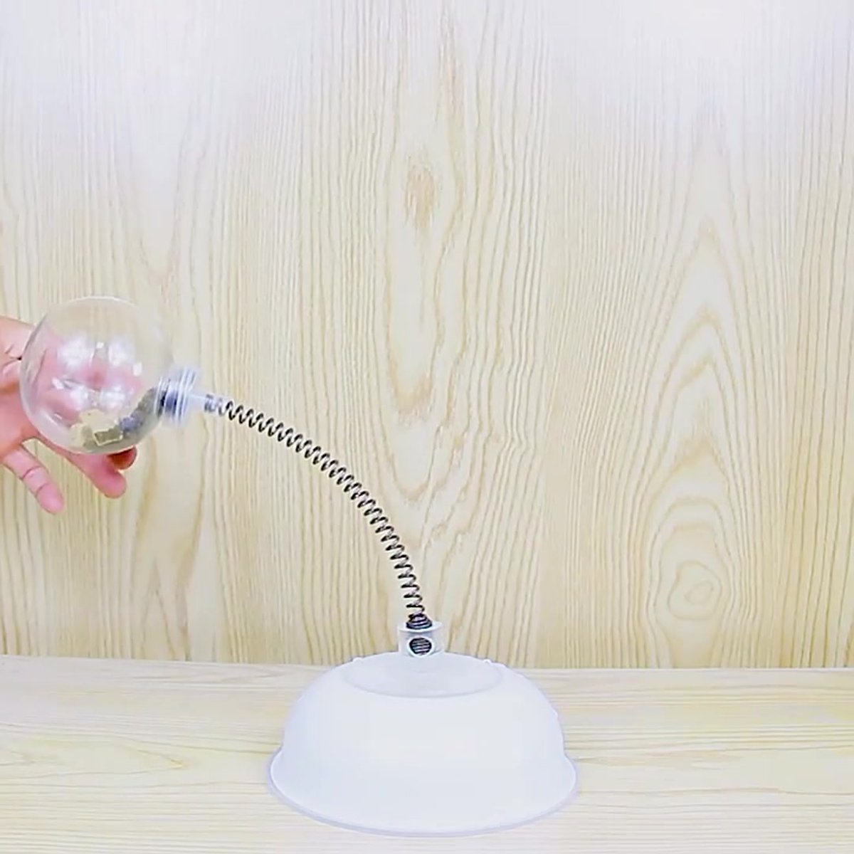 Cat Toys - Food Dispenser - Interactive Puppy Food Training - Training Ball - Learning Play Ball - Treat Ball - Cat Treat Dispenser Toy - Automatic Cat Feeder - Toy with Treat Ball - Safe Interactive Cat Food Toy