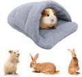Rabbit Nest - 1 piece - Hamster Sleeping Bag - Hamster Bed - Guinea Pig Bed - Warm Guinea Pig House - Pet Sleeping Bag - Mini Sleeping Bag - Warm Soft Hiding Place - for hamsters, rabbits, kittens and other small pets - 38*28 cm - Grey