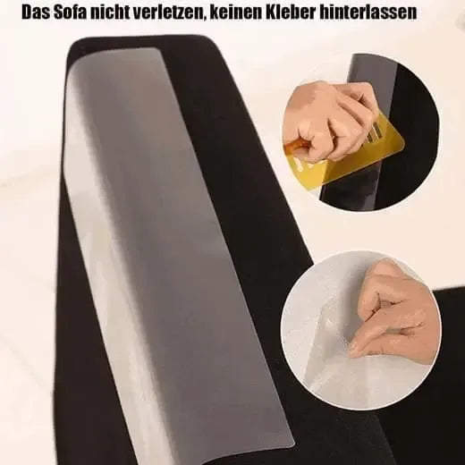 Clear Self-Adhesive Cat Scratch Protector Film, Cut-to-Size Furniture Guard for Sofas, Doors and Chairs, 45 x 300 cm