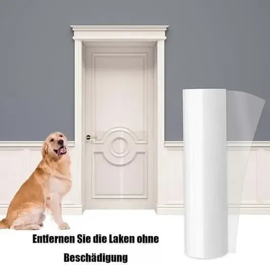 Clear Self-Adhesive Cat Scratch Protector Film, Cut-to-Size Sofa and Furniture Guard for Smooth Surfaces, 30 x 300 cm