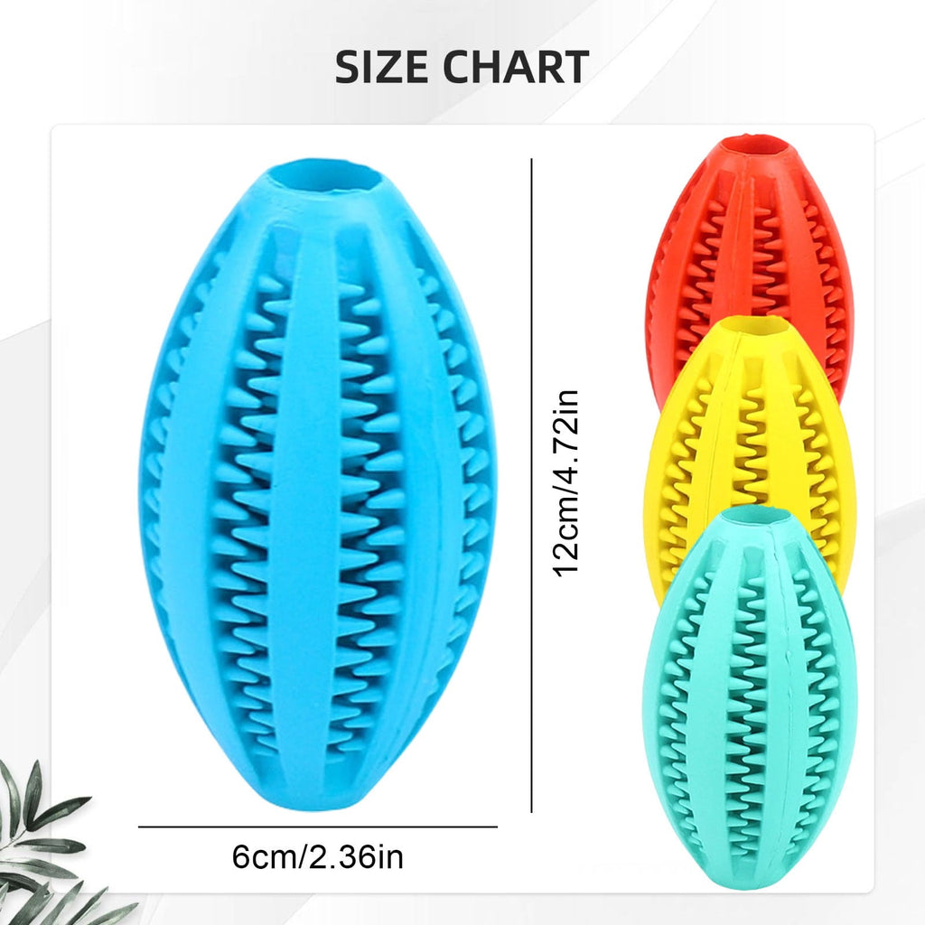 Pet Toy Ball Dog Puzzle Toy 1 Pack Interactive Dog Toys for Dispensing Puppy Toys for Teething Puppy for Teeth/Slow Feeder/Iq Training/Playing, Yellow Red