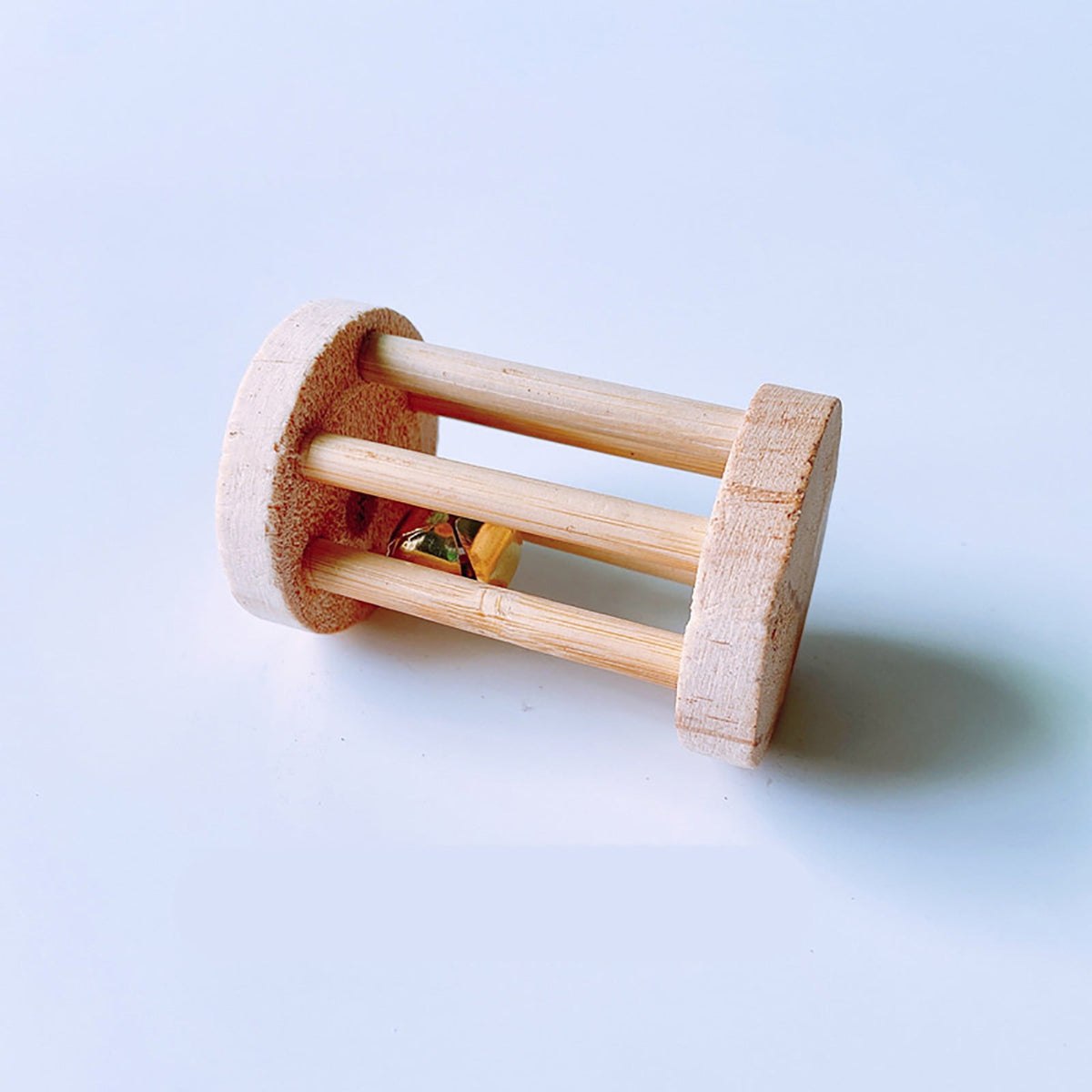 Wooden Hamster Molar Chew Toy, Natural Pine Small Pet Accessory for Guinea Pig Chinchilla Bunny Teeth Care
