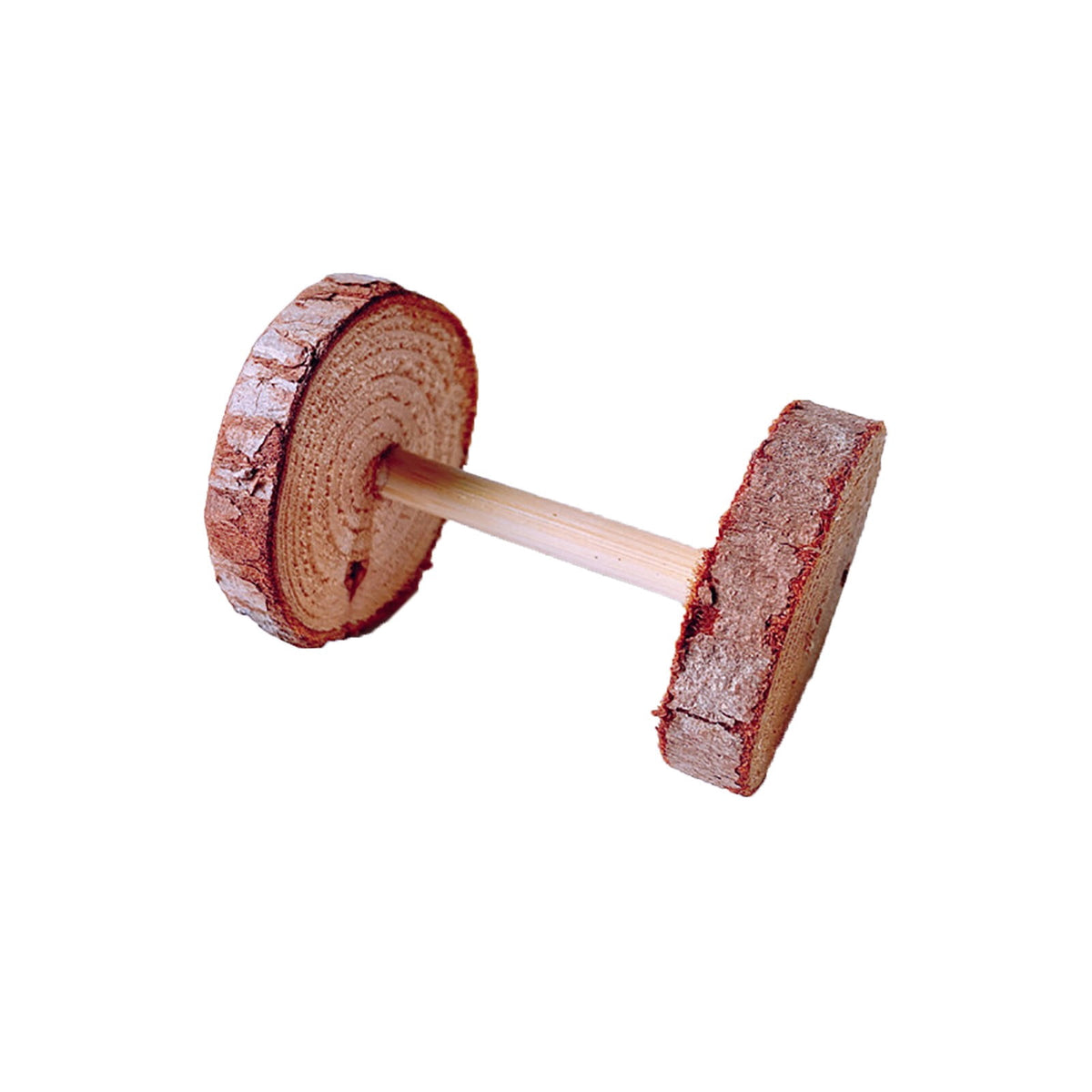 Wooden Hamster Molar Chew Toy, Natural Pine Small Pet Accessory for Guinea Pig Chinchilla Bunny Teeth Care