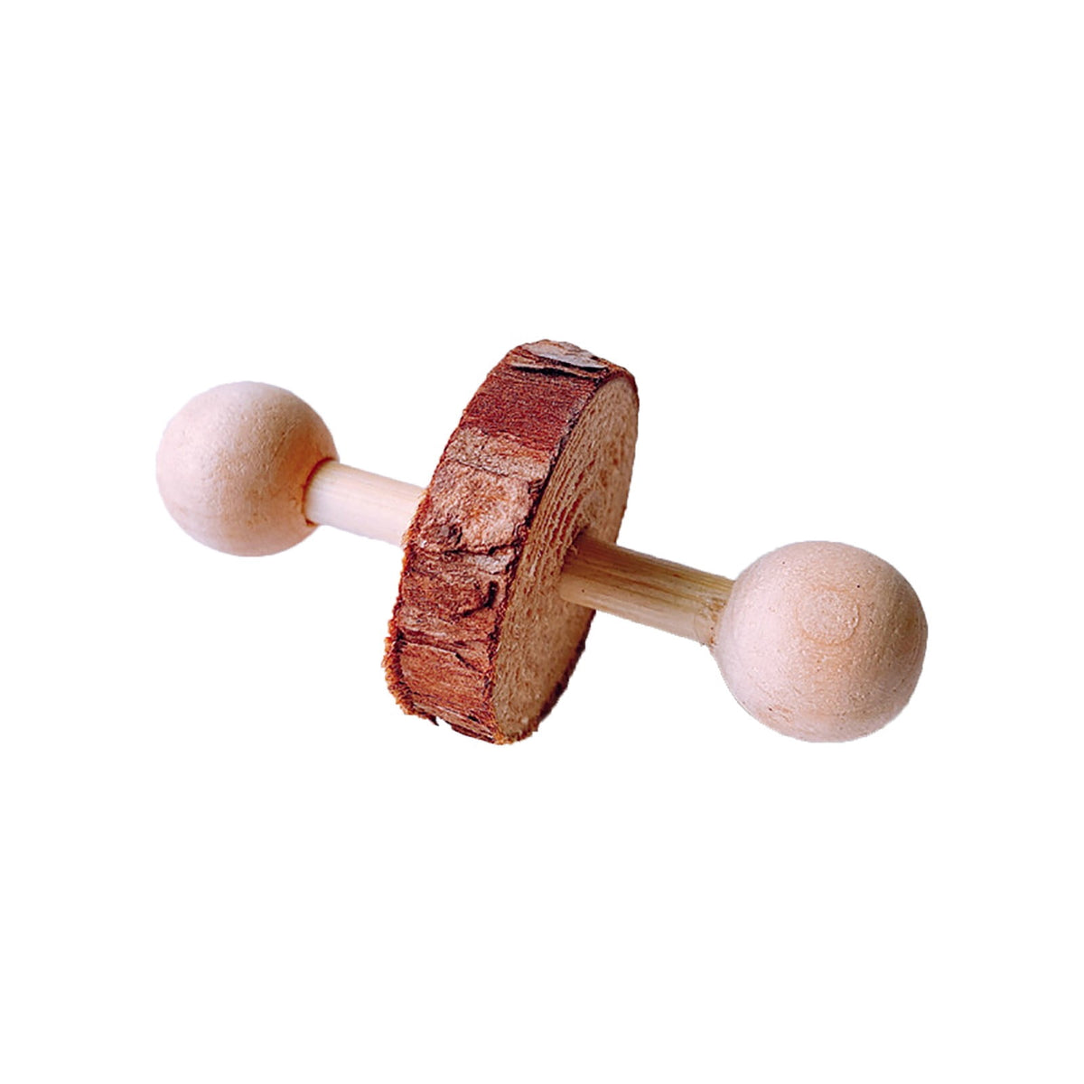 Wooden Hamster Molar Chew Toy, Natural Pine Small Pet Accessory for Guinea Pig Chinchilla Bunny Teeth Care