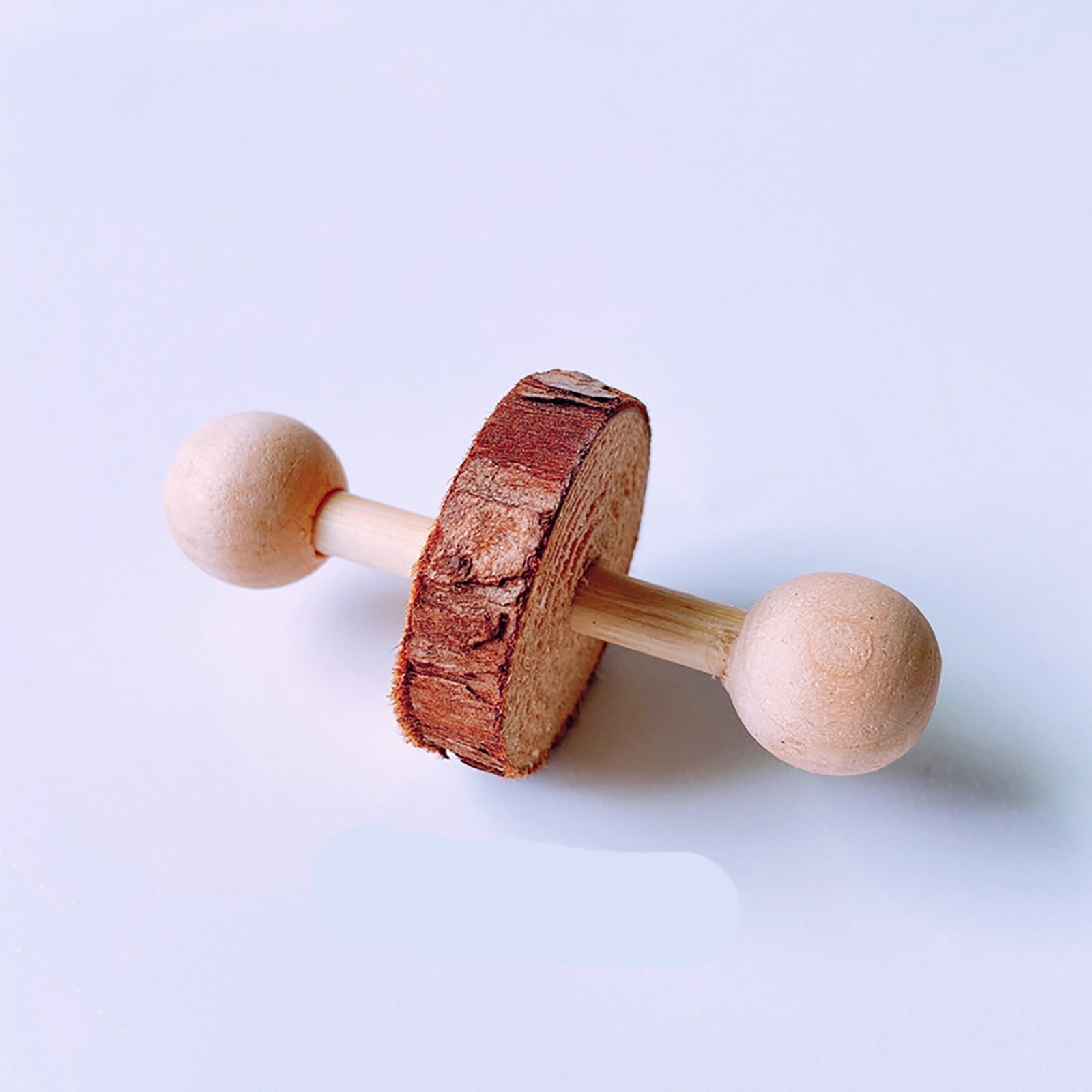 Wooden Hamster Molar Chew Toy, Natural Pine Small Pet Accessory for Guinea Pig Chinchilla Bunny Teeth Care