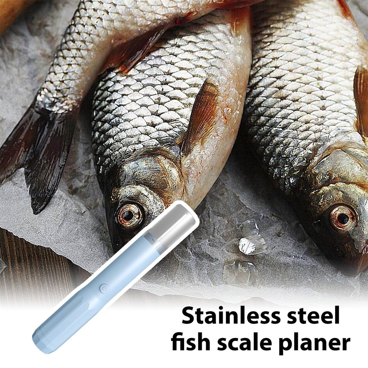 Peeler,  Processing! Electric Fish Stainless Steel Cordless Fish Remover Cleaner Fish Remover with Rechargeable Battery for Easy Kitchen Cleaning Tool Blue