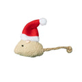 Catnip Toys Interactive Toy Christmas Hat Costume Plush Mouse Shaped Cat Toys for Cat Kitten Indoor C