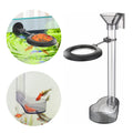 Shrimp Feeding Dish Set, Aquarium Fish Feeder Tube Kit Clear Durable Fish Shrimp Feeding Tube with Feeding Ring