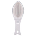 Quick Fish Scale Removal Brush Kitchen Fish Scale Planer Plastic Scraper Creative Cleaning Gadget(White)