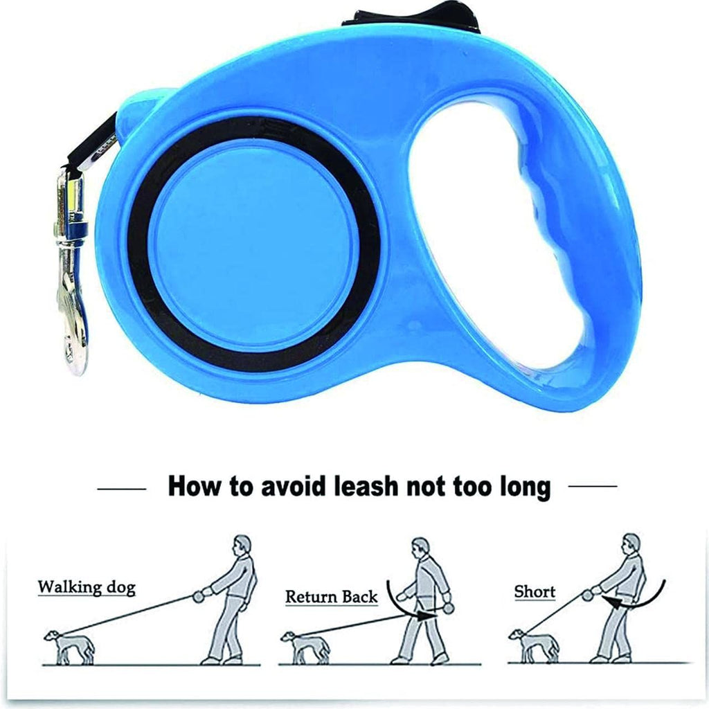 Pet Leash for Pet,12 FT Pet Walking Leash with Anti-Slip Handle,Strong Nylon Tape,Tangle-Free,One-Handed One Button Lock & Release