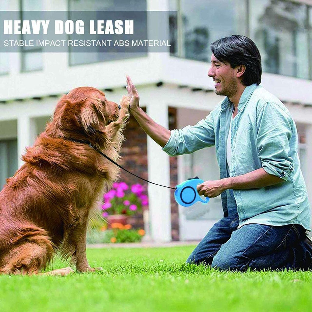 Pet Leash for Pet,12 FT Pet Walking Leash with Anti-Slip Handle,Strong Nylon Tape,Tangle-Free,One-Handed One Button Lock & Release