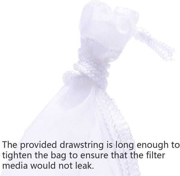 6 Pack Aquarium Filter Bag 7.5"*3.6"