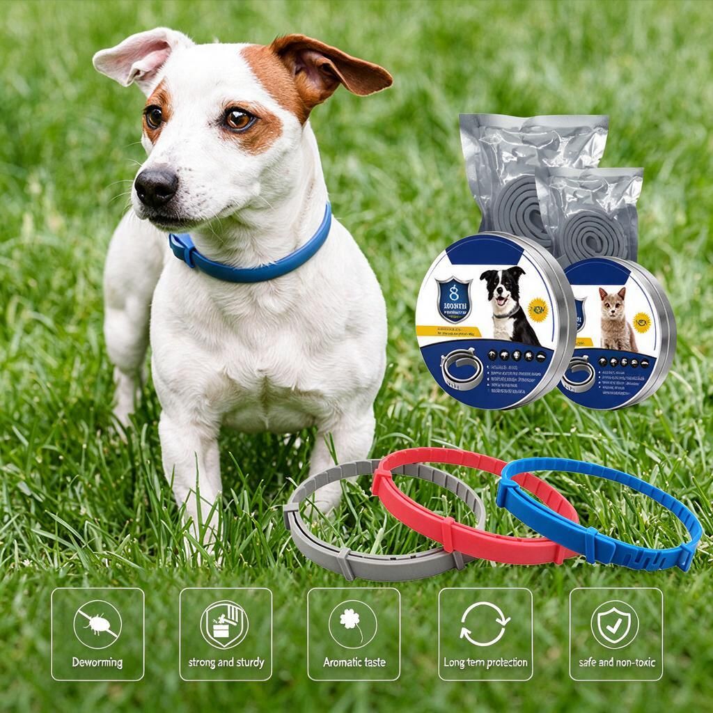 Adjustable Cat Flea & Mosquito Repellent Collar Pink Tin 38cm 8 Month Long-Lasting Protection Safe for Indoor Cats Halloween