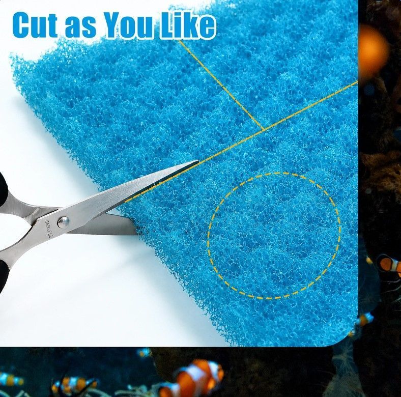 Set of Aquarium Bottom Filter Floss