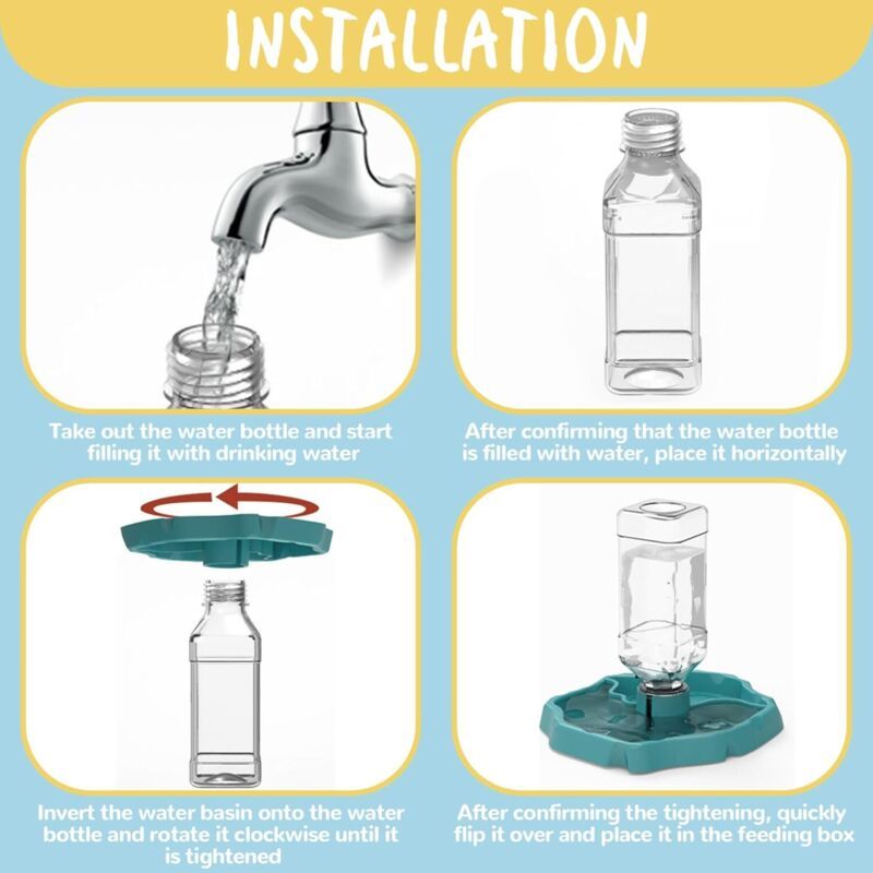 Water Bowl for Reptiles with Bottle Geckos, Snakes Lizards, Dispenser Scorpions. Bowl for Tortoises, 2 in