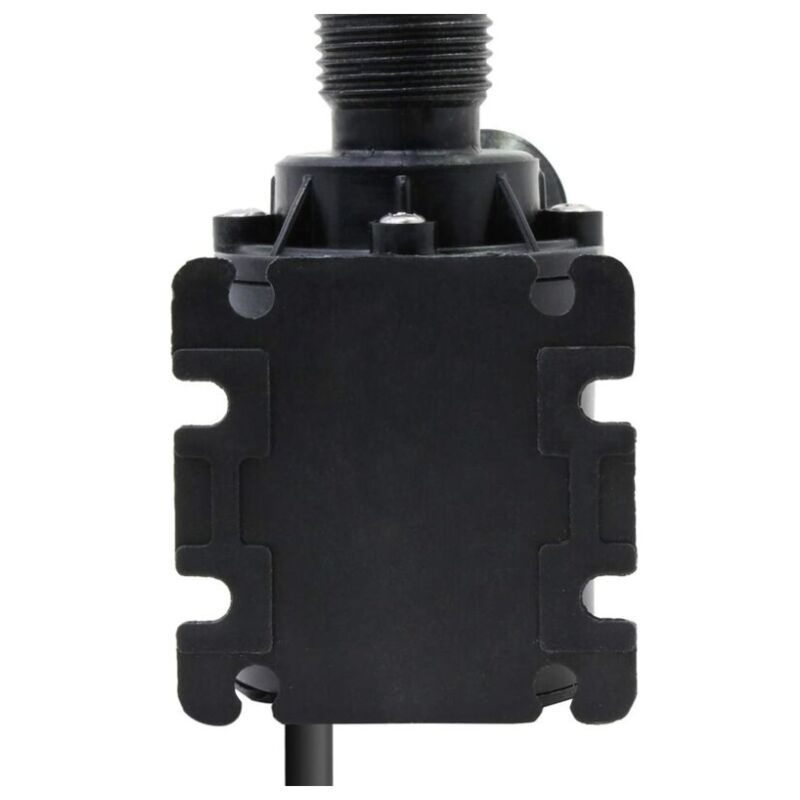800L H Submersible Water Pump DC 12V Amphibious Pump for Pond Aquarium Solar Fountain Pool Water Circulation, 5M