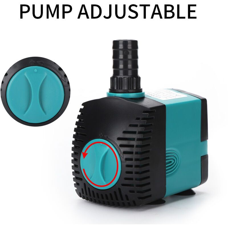 Aquarium Circulating Water Pump Fish Pond Pump Aquarium Side Suction Pump 10w