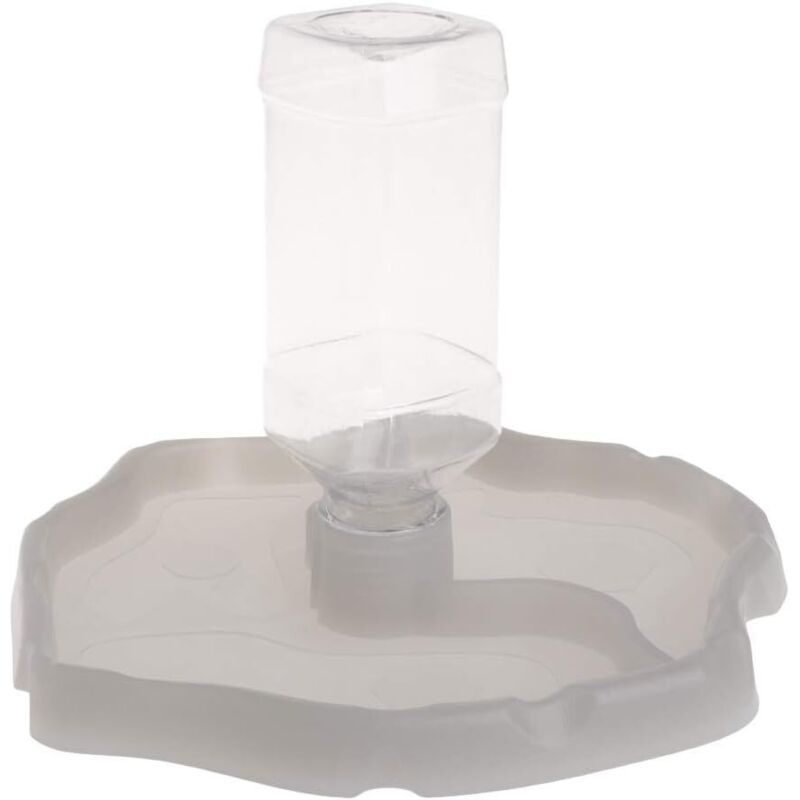Reptile Bowl, Automatic Water Dispenser for Reptile Turtle Feeding Food Bowl Pet Bowl, LS