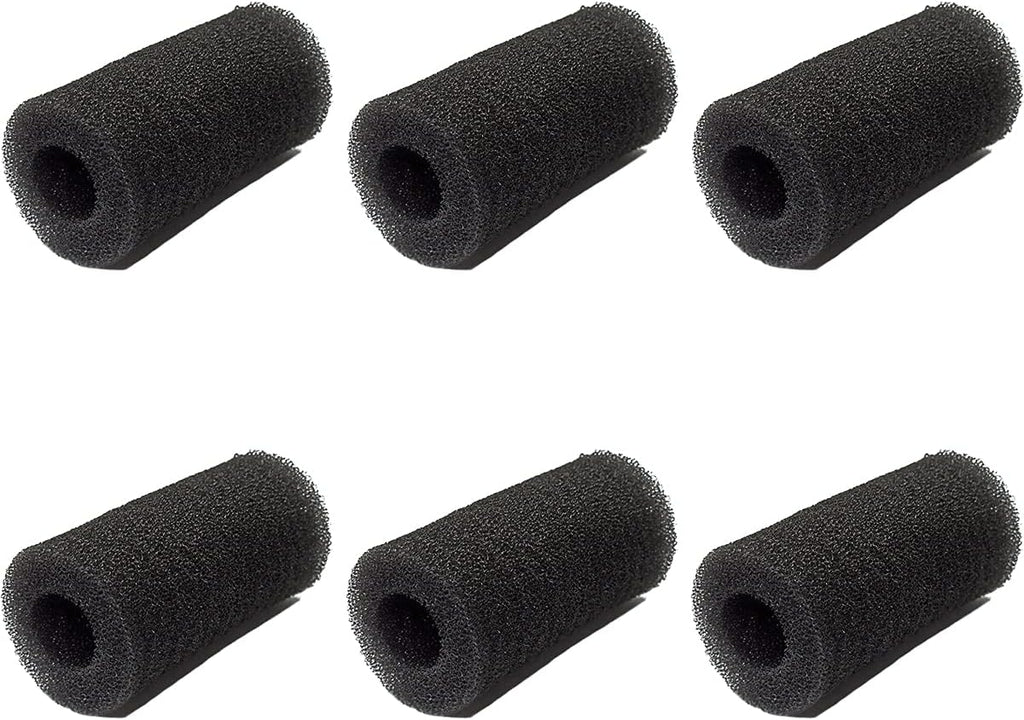 6pcs Pre-Filter Sponge, Pre Filter Foam Sponge Roll for Aquarium Fish Tank (6 x 3.5cm /2.4x1.4 inch)