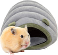 Guinea Pig Hideout Bed Rabbit House Cave Accessories Cozy Hide-Out for Bunny Hedgehog Ferret Chinchilla&Other Small Animals (Grey, Caterpillar)