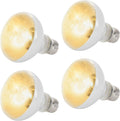 (4-Pack 100W Reptile Heat Lamp Bulbs - UVA Daylight Basking Light Bulbs for Reptiles, Turtles, Lizard, Bearded Dragon and Amphibians - 120V R80 Reflector Bulbs with E26 Screw Cap Base