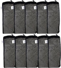10pcs Aquarium Filter Media Bags, Fish Tank Fine Mesh Bags, 3”x4”/3”x8”/5.5”x8” with Plastic Zipper for Activated Carbon (3” x 8”)
