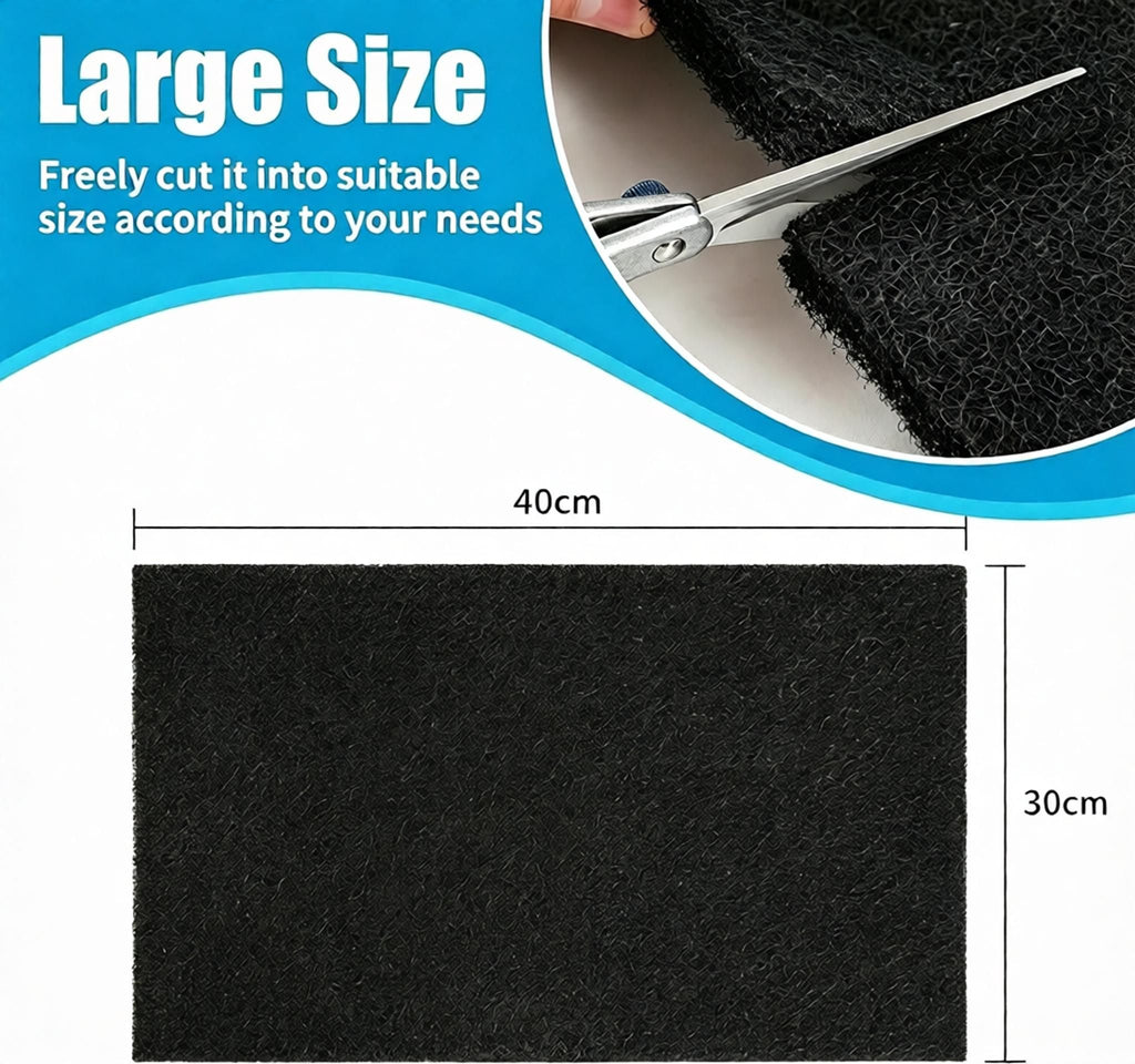 Aquarium Activated Carbon Filter Media Pad for Fish Tank Pond Canister Filter (30cm x 40cm)