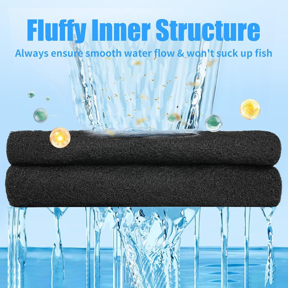 Aquarium Activated Carbon Filter Media Pad for Fish Tank Pond Canister Filter (30cm x 40cm)