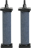 Aquarium 5 inch Air Stone Cylindrical 2 Pack, Large Airstone, Aerator Bubble Differ, Air Pump Accessories for Aquariums, Hydroponic, Ponds and Fish Tanks