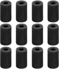12-Pack Pre-Filter Sponge for Aquarium Shrimp Fry Fish Tank Filter 0.8 Inch Intake, Replacement Foam Cover