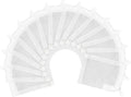 Aquarium Filter Media Bags 15pcs Fish Tank Extra Fine 100 Micron Mesh Bags with Plastic Zipper for Activated Carbon (3" x 4")