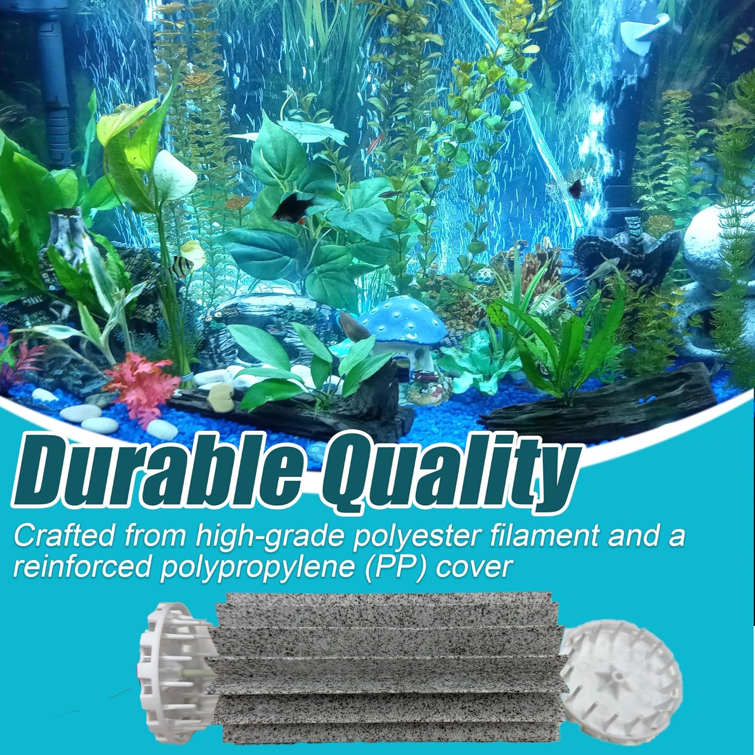 Activated Carbon Replacement Filters for Penguin Bio-Wheel Power 200B 350B, 200, 350 Filters - PRBW2350B for Marineland Multi-Stage Aquarium Filtration- 2 Pack