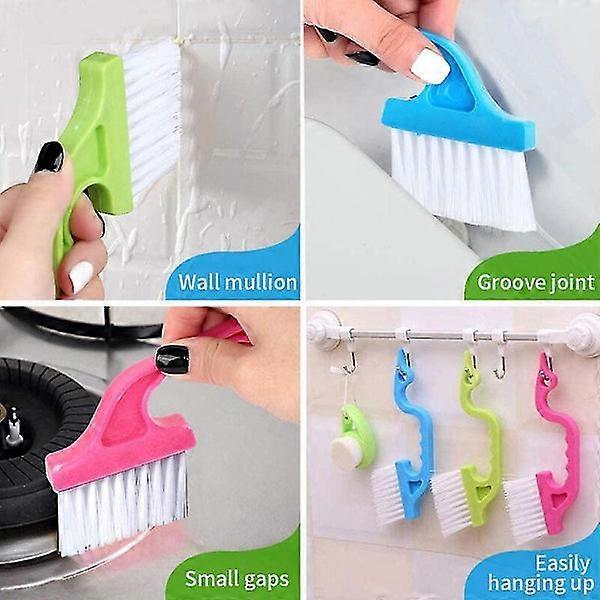 4pcs Bottle & Carafe Cleaning Brush Set with Silicone Scraper